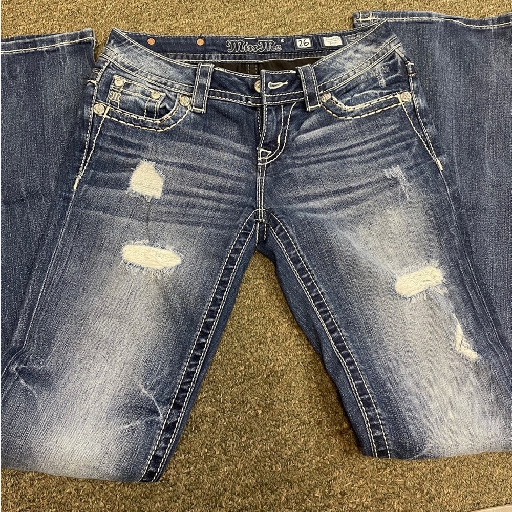 Miss Me Jeans 26”  signature boot cut